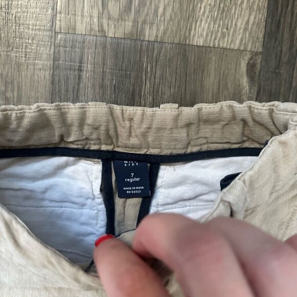 BOYS GAP KHAKI PANTS SIZE 7 - Picture 4 of 4